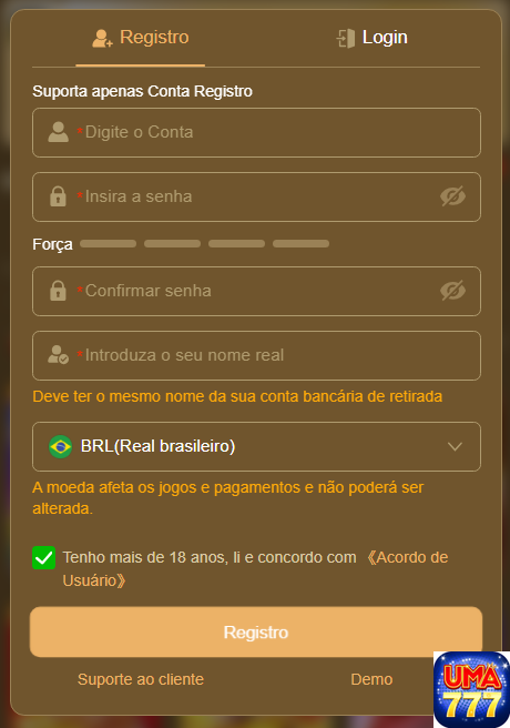 Inscreva-se no uma777.com e Comece Sua Jornada